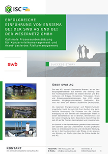 SUCCESS STORY – Erfolgreiches Risikomanagement: Einführung von enrisma bei der swb AG und wesernetz GmbH